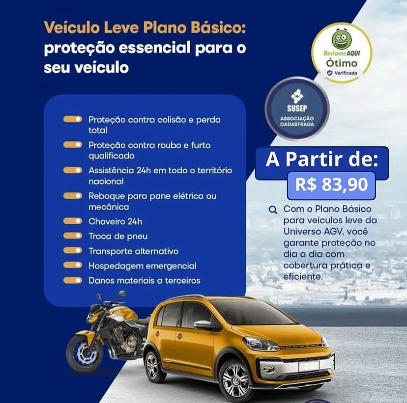 Veículo leve - Plano básico